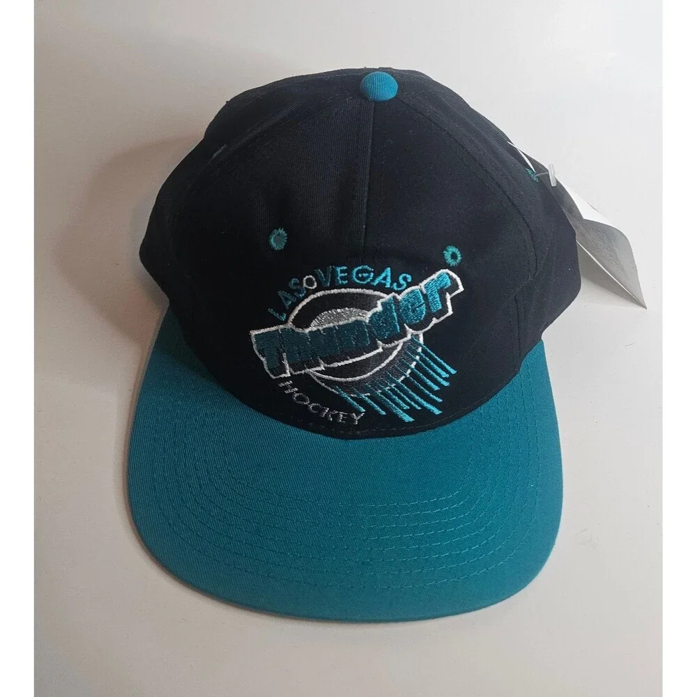 Vintage NWT Las Vegas Thunder IHL Minor League Hockey Cap Snapback Hat Knights